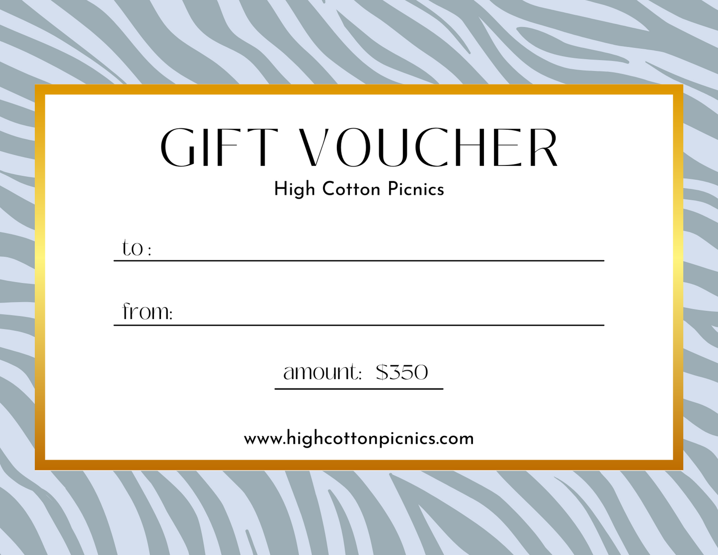 $350 Gift Voucher